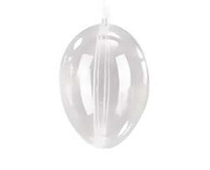 ΑΥΓΟ ΠΛΑΣΤΙΚΟ 8cm.CLEAR RAYHER