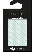 ΧΑΡΤΙ DECOUPAGE DECOPATCH 40*60cm.FOIL MINT ΡΟΜΒΟΙ