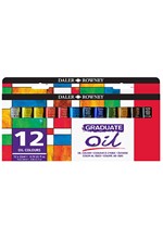ΛΑΔΙΑ DALER ROWNEY ΣΕΤ 12 ΧΡΩΜΑΤΩΝ*22ml.GRADUATE
