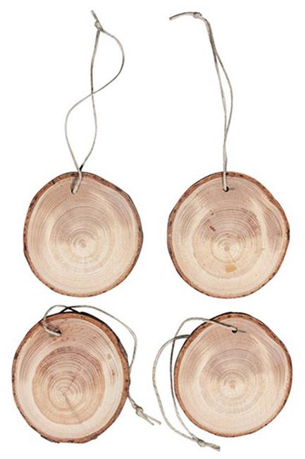 ΡΟΔΕΛΕΣ ΞΥΛΟΥ Ø6,5-7,5cm.ΚΡΕΜΑΣΤΕΣ ΣΕΤ 4ΤΕΜ. RAYHER