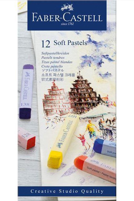 ΚΗΡΟΜΠΟΓΙΕΣ 12ΤΕΜ.FABER SOFT PASTEL CREATIVE STUDIO 128312
