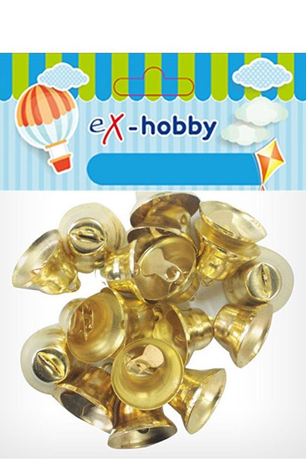 ΚΑΜΠΑΝΑΚΙΑ ΧΡΥΣΑ 20mm.EX-HOBBY ΣΕΤ 18ΤΕΜ.402428