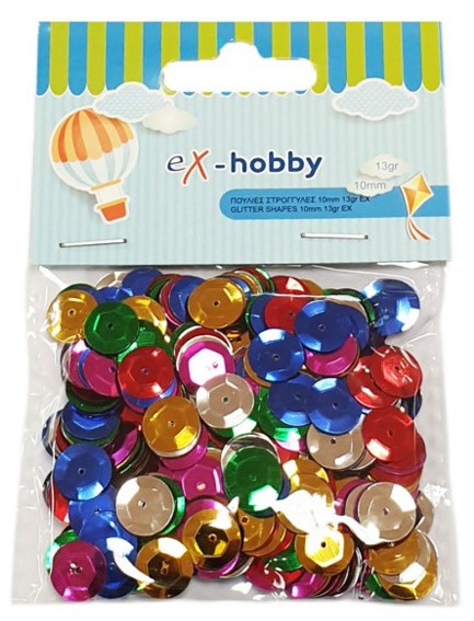ΠΟΥΛΙΕΣ EX-HOBBY 10mm.13γρ.ΣΤΡΟΓΓΥΛΕΣ 402415