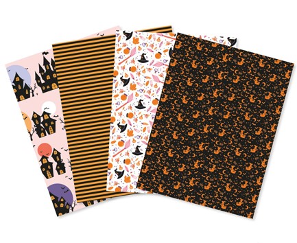 ΧΑΡΤΙ DECOUPAGE DECOPATCH 30*40ΕΚ.ΣΕΤ 4Φ.FOIL HALLOWEEN