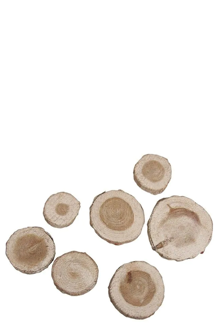 ΡΟΔΕΛΕΣ ΞΥΛΟΥ Ø3-5cm.100γρ.RAYHER