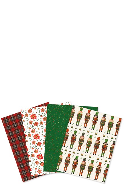 ΧΑΡΤΙ DECOUPAGE DECOPATCH 30*40ΕΚ.ΣΕΤ 4Φ.ΧΜΑS FOIL NUTCRACKER