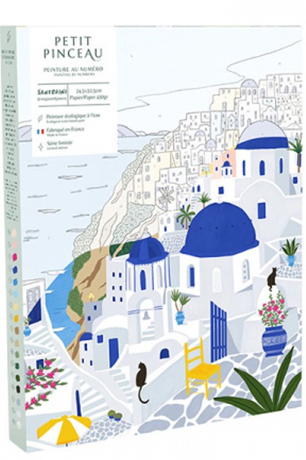ΣΕΤ ΖΩΓΡΑΦΙΚΗΣ LA PETITE EPICERIE MAJA TOMLJANOVIC 350023 ΣΑΝΤΟΡΙΝΗ