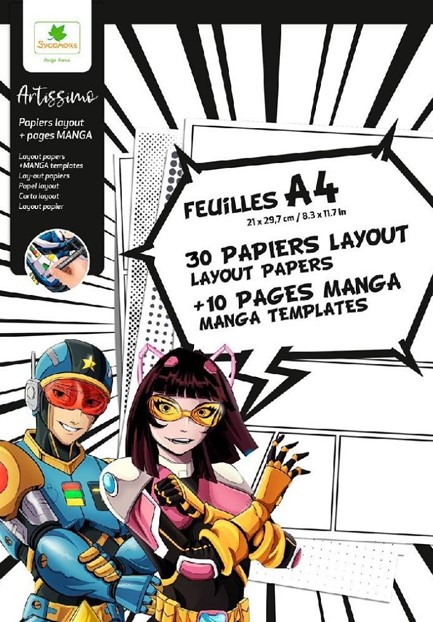 ΣΕΤ ΖΩΓΡΑΦΙΚΗΣ SYCOMORE MANGA (30 ΦΥΛΛΑ A4+10 ΥΠΟΔΕΙΓΜΑΤΑ)