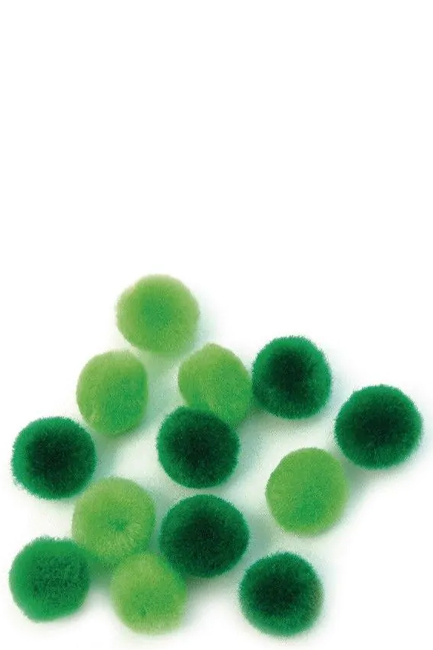 ΦΟΥΝΤΕΣ 15mm.ΣΕΤ 60ΤΕΜ.ΠΡΑΣΙΝΟ-ΛΑΧΑΝΙ