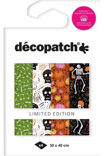 ΧΑΡΤΙ DECOUPAGE DECOPATCH 30*40ΕΚ.ΣΕΤ 4Φ.HALLOWEEN TD934