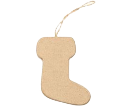 ΜΠΟΤΑ XMAS PAPIER MACHE 1*5,5*7,5cm.DECOPATCH ΚΡΕΜΑΣΤΗ