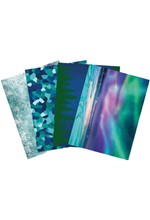 ΧΑΡΤΙ DECOUPAGE DECOPATCH 30*40cm.ΣΕΤ 4Φ.ΧΜΑS FOIL BOREALIS