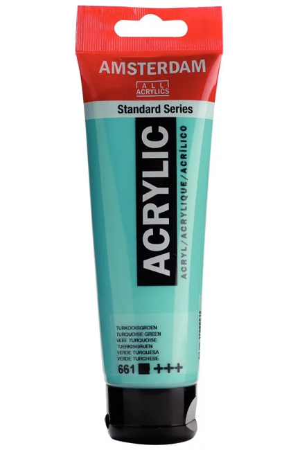 ΑΚΡΥΛΙΚΟ AMSTERDAM T120 120ML 661 TURQUOISE GREEN