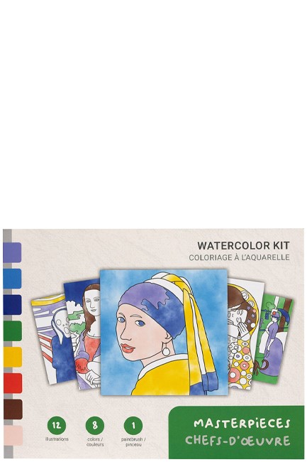 ΣΕΤ ΖΩΓΡΑΦΙΚΗΣ TODAY IS ART DAY ΜΕ ΝΕΡΟΜΠΟΓΙΕΣ MASTERPIECES