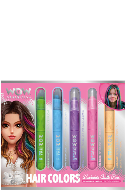 ΧΡΩΜΑ ΜΑΛΛΙΩΝ WOW GENERATION ΣΕΤ 5 τεμ.