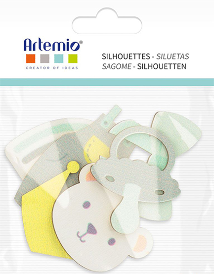 ΞΥΛΟ ΣΕΤ 6ΤΕΜ.ARTEMIO 5cm.BIRTHDAY BOY