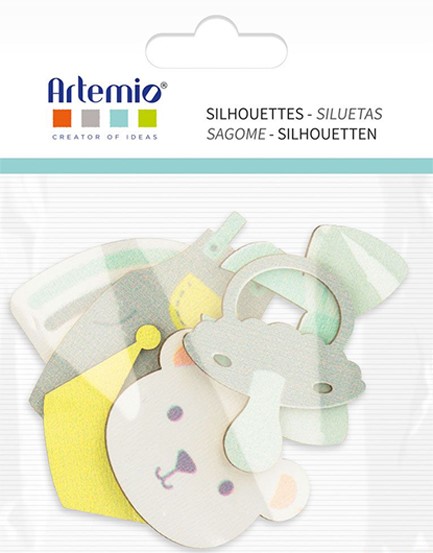 ΞΥΛΟ ΣΕΤ 6ΤΕΜ.ARTEMIO 5cm.BIRTHDAY BOY