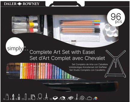 ΣΕΤ ΖΩΓΡΑΦΙΚΗΣ DALER ROWNEY ART EASEL STUDIO (96ΤΕΜ.) ΜΕ ΚΑΒΑΛΕΤΟ