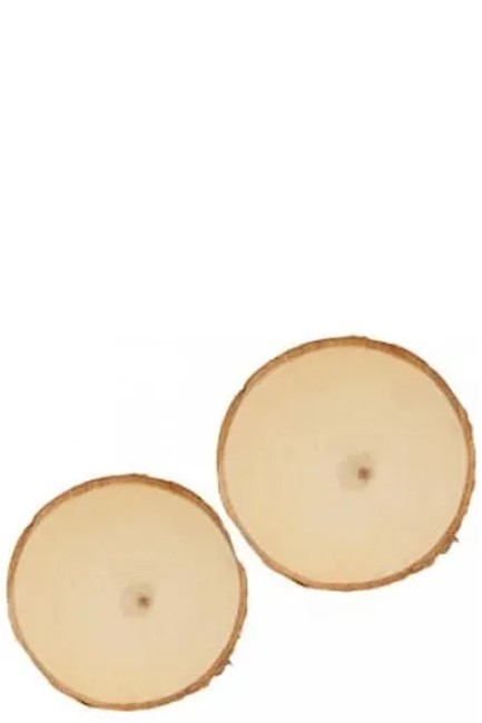 ΡΟΔΕΛΕΣ ΞΥΛΟΥ Ø11-12cm.ΣΕΤ 2ΤΕΜ.ARTEMIO