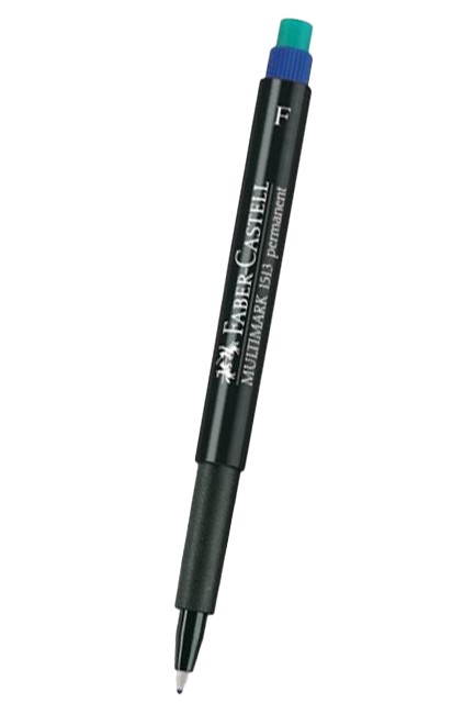 ΜΑΡΚΑΔΟΡΟΣ ΔΙΑΦΑΝΕΙΑΣ-CD ΑΝΕΞΙΤΗΛΟΣ FABER 1513 F 0,6mm.ΜΠΛΕ 151351