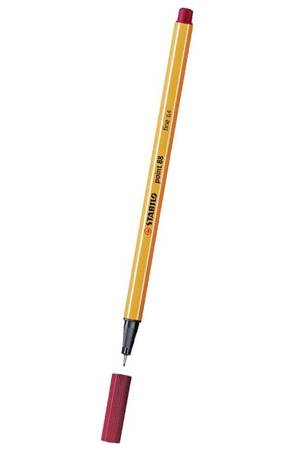 ΣΤΥΛΟ STABILO 88 CRIMSON 50 ΥΓΡΗΣ ΜΕΛΑΝΗΣ ΜΥΤΗ 0,4mm.