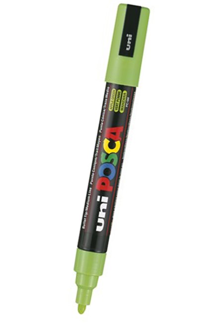 ΜΑΡΚΑΔΟΡΟΣ ΖΩΓΡΑΦΙΚΗΣ UNI POSCA PC-5M ΜΥΤΗ 1,8-2,5MM APPLE GREEN