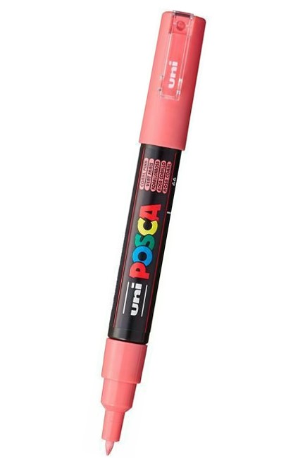 ΜΑΡΚΑΔΟΡΟΣ ΖΩΓΡΑΦΙΚΗΣ UNI POSCA PC-5M ΜΥΤΗ 1,8-2,5MM CORAL PINK