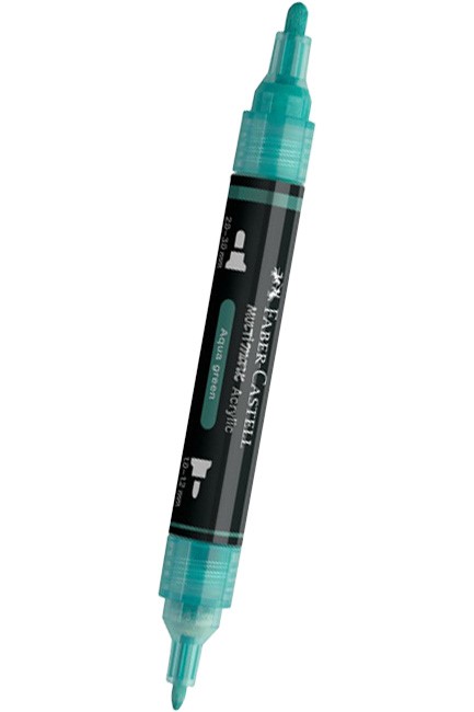 ΜΑΡΚΑΔΟΡΟΣ ΑΚΡΥΛΙΚΟΣ FABER ΜΕ ΔΙΠΛΗ ΜΥΤΗ 185976-AQUA GREEN