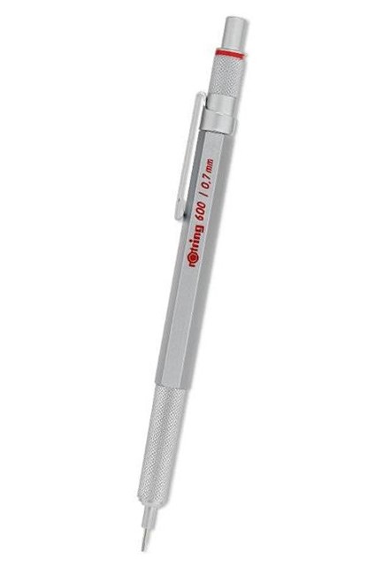 ROTRING 600 ΜΟΛΥΒΙ ΜΗΧΑΝΙΚΟ 0,7mm SILVER