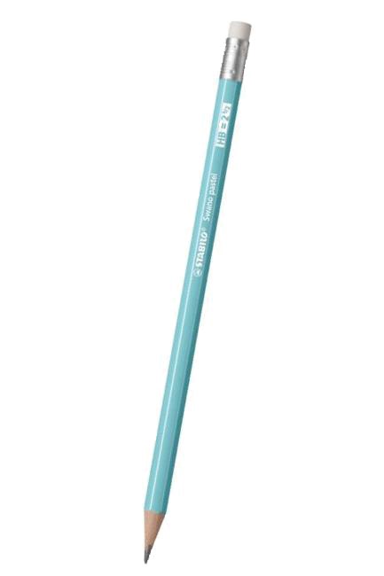 ΜΟΛΥΒΙ STABILO ΜΕ ΓΟΜΑ 4908 PASTEL 06-BLUE
