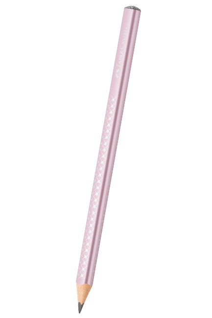 ΜΟΛΥΒΙ FABER GRIP JUMBO SPARKLE II B METALLIC PINK