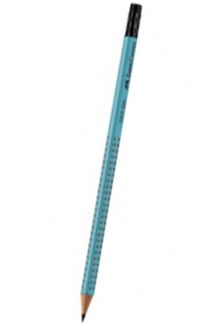 ΜΟΛΥΒΙ FABER GRIP 2001 ΜΕ ΓΟΜΑ B SKY BLUE 217274