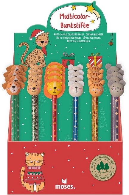 ΞΥΛΟΜΠΟΓΙΑ FANCY XMAS MOSES ΠΟΛΥΧΡΩΜΗ ΜΥΤΗ WINTER FRIENDS M16788