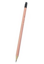 ΜΟΛΥΒΙ FABER GRIP 2001 ΜΕ ΓΟΜΑ HB PEACH 100-180-444
