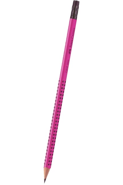 ΜΟΛΥΒΙ FABER GRIP 2001 ΜΕ ΓΟΜΑ HB MAGENTA 100-156-095