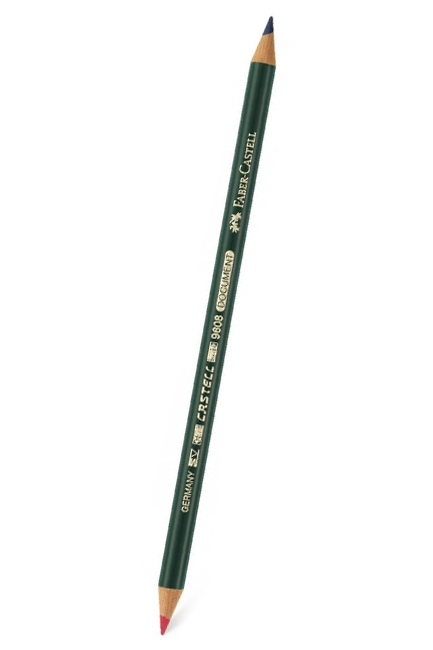 ΜΟΛΥΒΙ ΣΧΕΔΙΟΥ ΚΟΚΚΙΝΟ-ΜΠΛΕ FABER 9608 (ΛΕΠΤΗ ΜΥΤΗ)