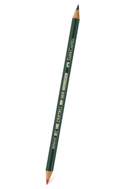 ΜΟΛΥΒΙ ΣΧΕΔΙΟΥ ΚΟΚΚΙΝΟ-ΜΠΛΕ FABER 9608 (ΛΕΠΤΗ ΜΥΤΗ)