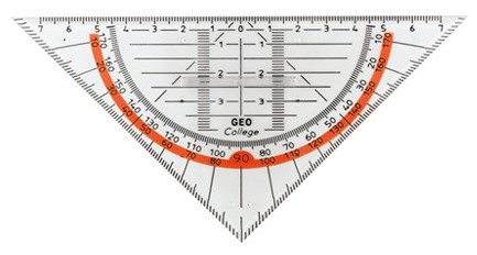 ΤΡΙΓΩΝΟ ΓΕΩΔΑΙΤΙΚΟ ΜΕ ΠΙΑΣΤΡΑ 16CM ARISTO 23003