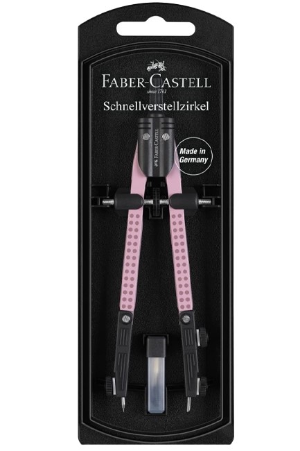 ΔΙΑΒΗΤΗΣ ΜΕ ΜΥΤΗ-ΒΙΔΑ FABER GRIP SHADOW ROSE 174021