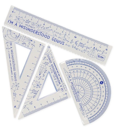 ΣΕΤ ΓΕΩΜΕΤΡΙΚΩΝ ΟΡΓΑΝΩΝ LEGAMI RS0004 (4ΤΕΜ.) YOU RULE GENIUS