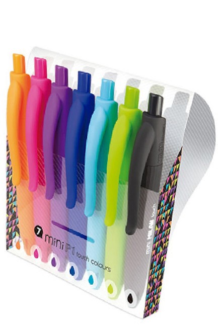 ΣΤΥΛΟ ΥΓΡΗΣ ΜΕΛΑΝΗΣ MILAN P1 TOUCH MINI COLORS ΣΕΤ 7TEΜ.176556914