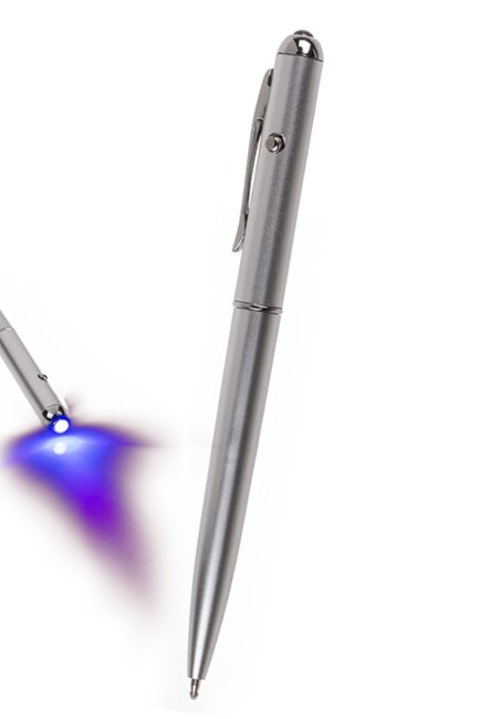 ΣΤΥΛΟ ΑΟΡΑΤΗΣ ΜΕΛΑΝΗΣ OUT OF THE BLUE  ΜΕ ΦΩΣ SPY PEN