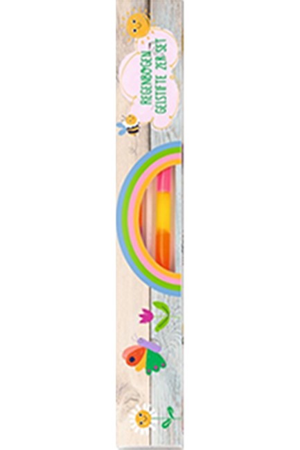 ΣΤΥΛΟ FANCY MOSES ΣΕΤ 2 ΤΕΜ.SPRING RAINBOW M25539