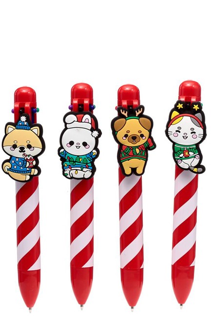 ΣΤΥΛΟ FΑΝCΥ XMAS PUCKATOR ADORAMALS 6 ΧΡΩΜΑΤΩΝ XPEN274