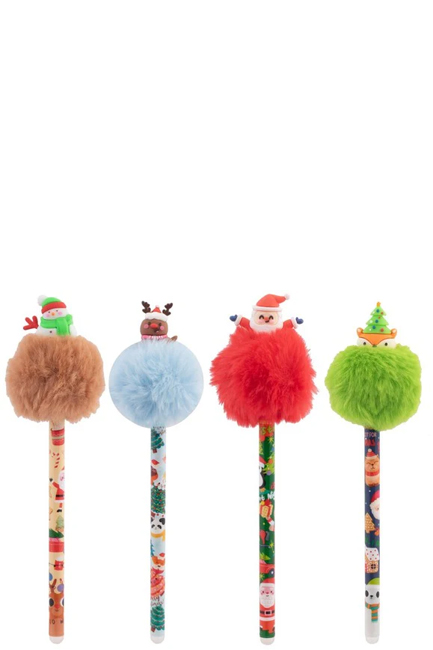 ΣΤΥΛΟ FANCY XMAS GDD ΜΕ ΓΟΜΑ PONPON