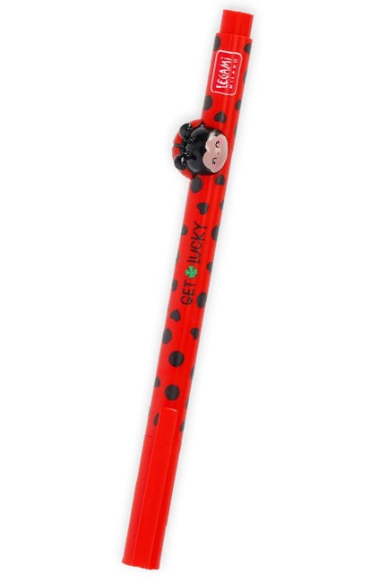 ΣΤΥΛΟ FANCY LEGAMI GEL CPP0027 LOVELY FRIENDS LADYBUG GET LUCKY