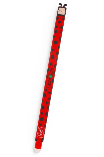 ΣΤΥΛΟ FANCY LEGAMI ΜΕ ΓΟΜΑ EP0074 LADYBUG GET LUCKY