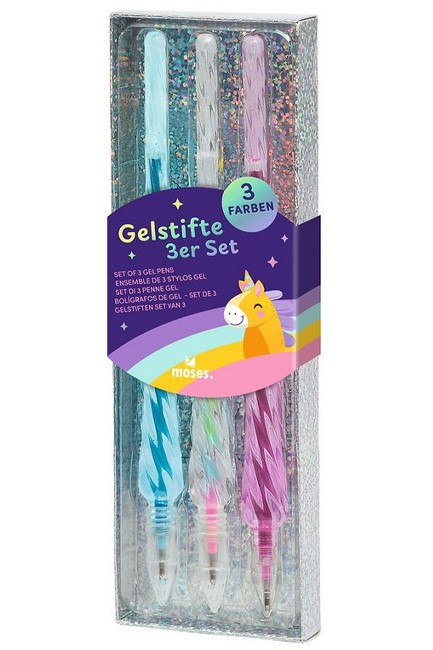 ΣΤΥΛΟ FANCY MOSES ΣΕΤ 3 ΤΕΜ.HOLOGRAPHIC M25539