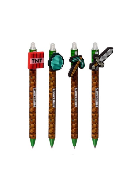 ΣΤΥΛΟ FANCY PUCKATOR ΜΕ ΓΟΜΑ MINECRAFT PEN275