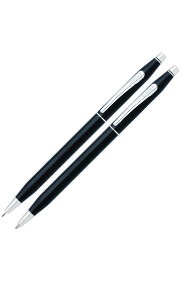 CROSS SET CENTURY CLASSIC ΣΤΥΛΟ-ΜΟΛΥΒΙ ΜΗΧ.BLACK LACQUER CT AT0081-77